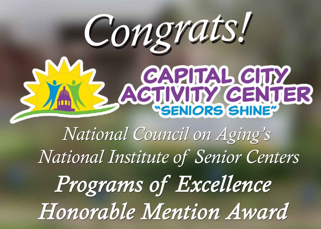 CAPITAL CITY ACTIVITY CENTER WINS AWARD